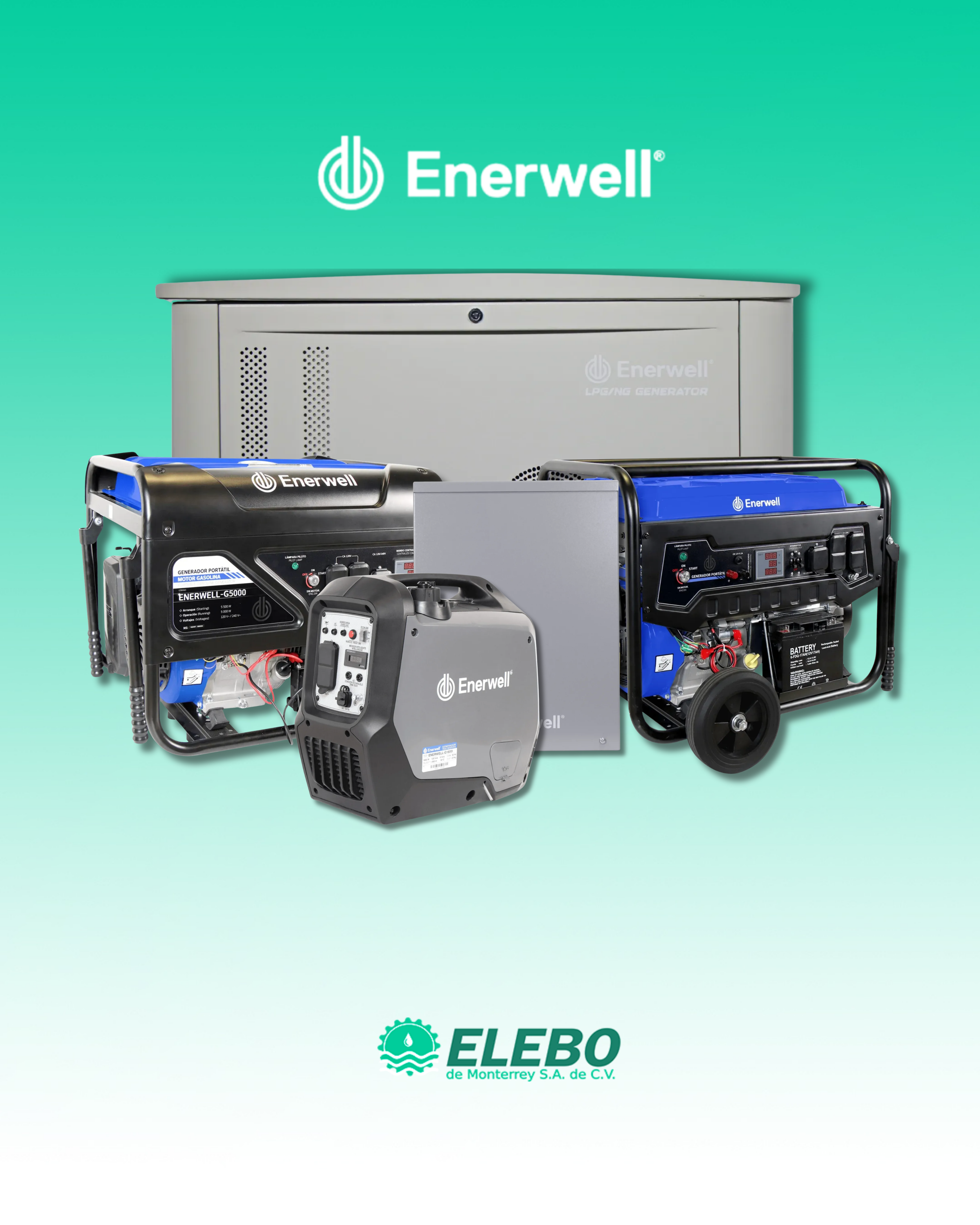 Generadores Eléctricos en Monterrey México - Enerwell en Monterrey