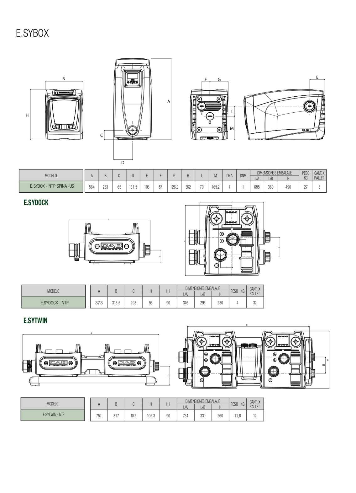 E.SYBOX mini, Sistema electrónico de presurización  en Monterrey