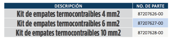Kit de Empates Termocontraibles en Monterrey