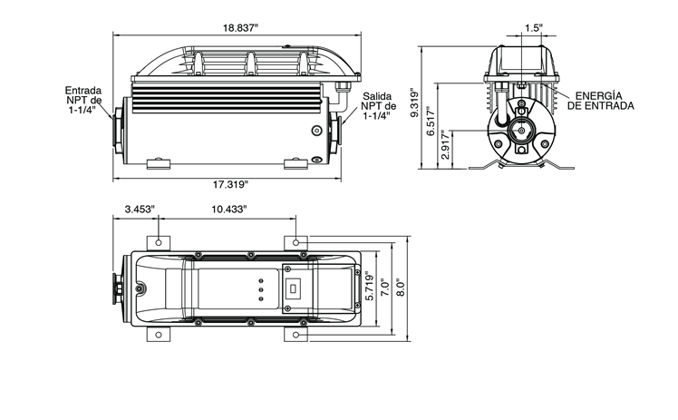 SubDrive Inline 1100 en Monterrey