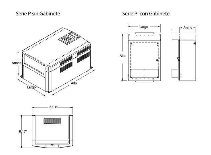 Serie P sin Gabinete en Monterrey
