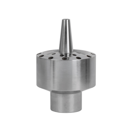 Boquilla decorativa de acero inoxidable efecto flor de loto para fuentes Serie Nosis en Monterrey