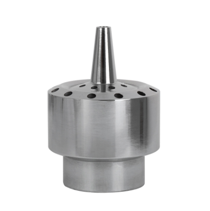 Boquilla decorativa de acero inoxidable efecto flor de loto para fuentes Serie Nosis en Monterrey